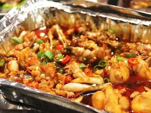 吉阳镇锡纸牛蛙